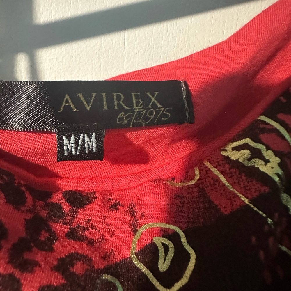 Avirex Red Graphic T-Shirt